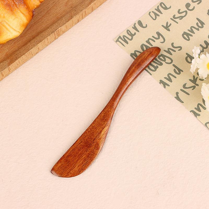 1Pc Wooden Marmalade Knife Japan Butter Spatula Dinner Knives Thick Wooden Handle Knife Style Cheese Cutter Kitchen Tool Gadgets