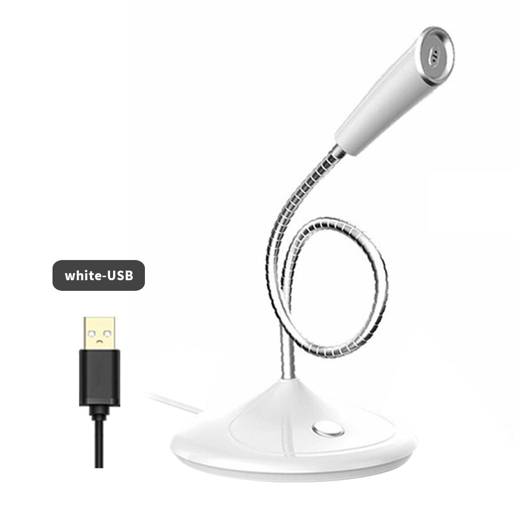 Wired Microphone Computer Omnidirectional Mic Noise Cancelling Condenser Microphone