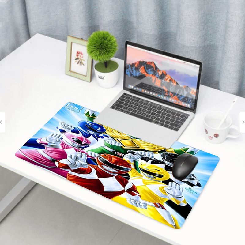 Mighty Morphin Power Rangers Print Mouse Pad, Anti‑Slip Desktop keyboard Mat, for PC Laptop Gaming Working Daily Use, Cool Festival Surprise Gift