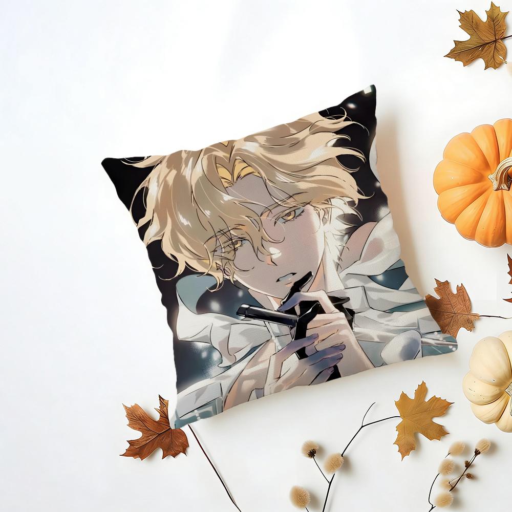 Cool Stylish Cartoon A-Alien Stage Lukas Cushion Cover Washable Linen Pillowcase Soft For Daily Sofa Bed Home Room Decor