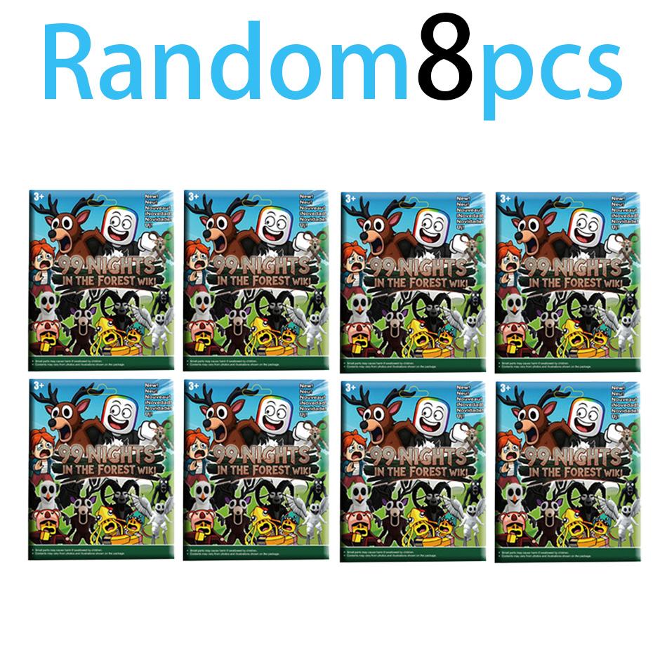 New 24pcs Blind Box 99 Nights In The Forest Game of Survival Peripheral 99 Nights Birthday Xmas Halloween Gift Toys for Kids