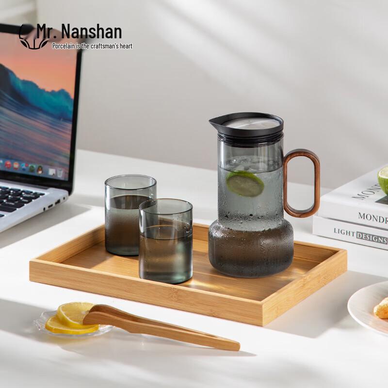 Nanshan Mr. Heat-Resistant Glass Tea & Cold Water Pitcher Set