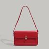 Red Retro High-End Single Shoulder Underarm Bag Small Square Bag for Women 2024 New Niche Fashion Bride Wedding Bag