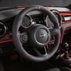 Auto Lenkradabdeckung Atmungsaktiv Leder Rutschfest Schutz für MINI JCW Cabrio Cooper Countryman Aceman Clubman Coupe F57