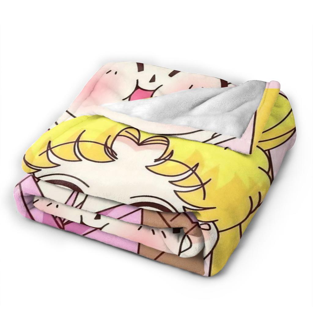 Sailor Moons Soft Blanket Children Plush Bedding Throws Aesthetic Couch Chair Flannel Bedspread Sofa Bed Cover