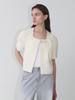 Short Sleeve Tweed Raglan Jacket Sw5Mj209-Cw