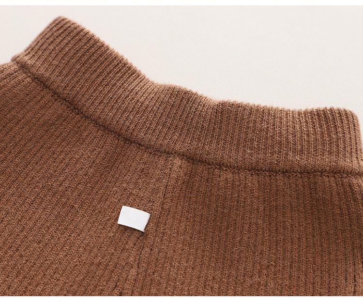 Mädchen Bärenpullover & Hosen Set - Herbst/Winter 2023 Melaard Strick Zweiteiler