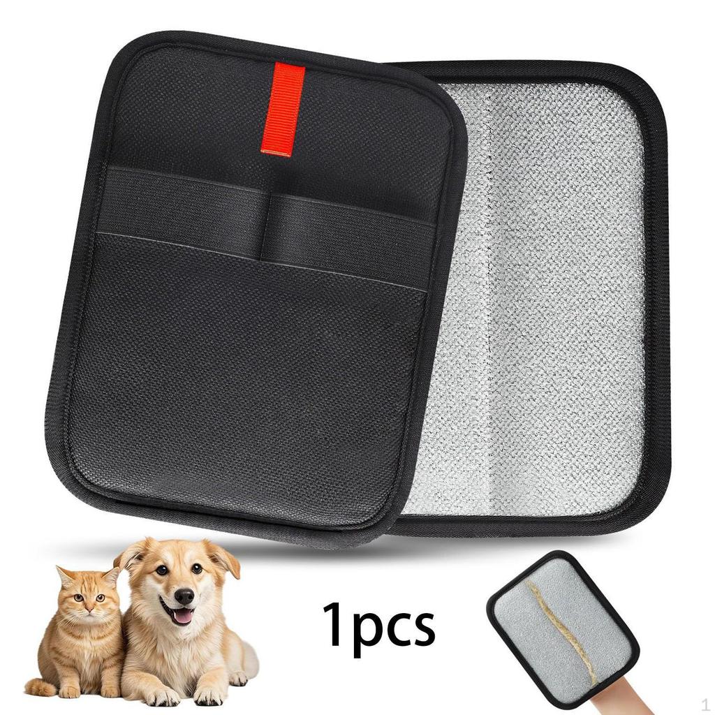 Pet Hair Removal Glove Grooming Tool Remover for Furniture Curtain