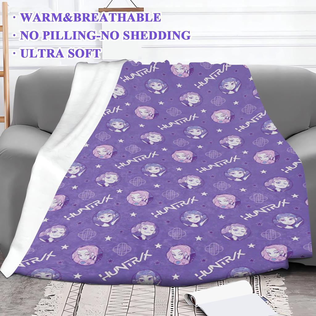 Anime Flannel Blanket Warm Soft Throw Blanket