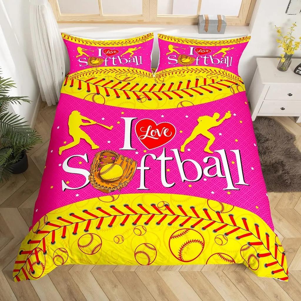 Gamepad Druck 2/ 3-teiliges Set (1 Bettbezug + 1/ 2 Kissenbezüge), Heim Schlafzimmer Bettwäsche Set, Jungenzimmer Dekoration 135x200cm