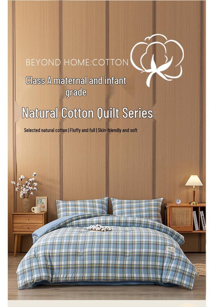 Class A Thickened Xinjiang Cotton Quilt for Home & Dormitory – Four Seasons Use