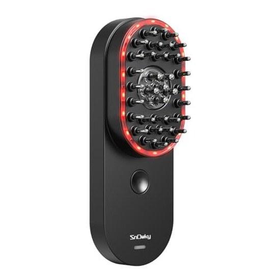 2026 Release Electric Vibration Brush EMS Facial Device Scalp LED Warm Function Care Head Muscles Type-C Rechargeable Multi-use Gift Instruction