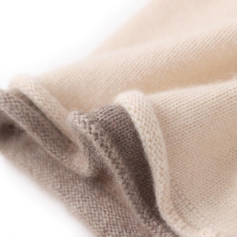 Autumn and Winter Cashmere Double-layer Thickened Curled Warm Cashmere Knitted Hat Spot