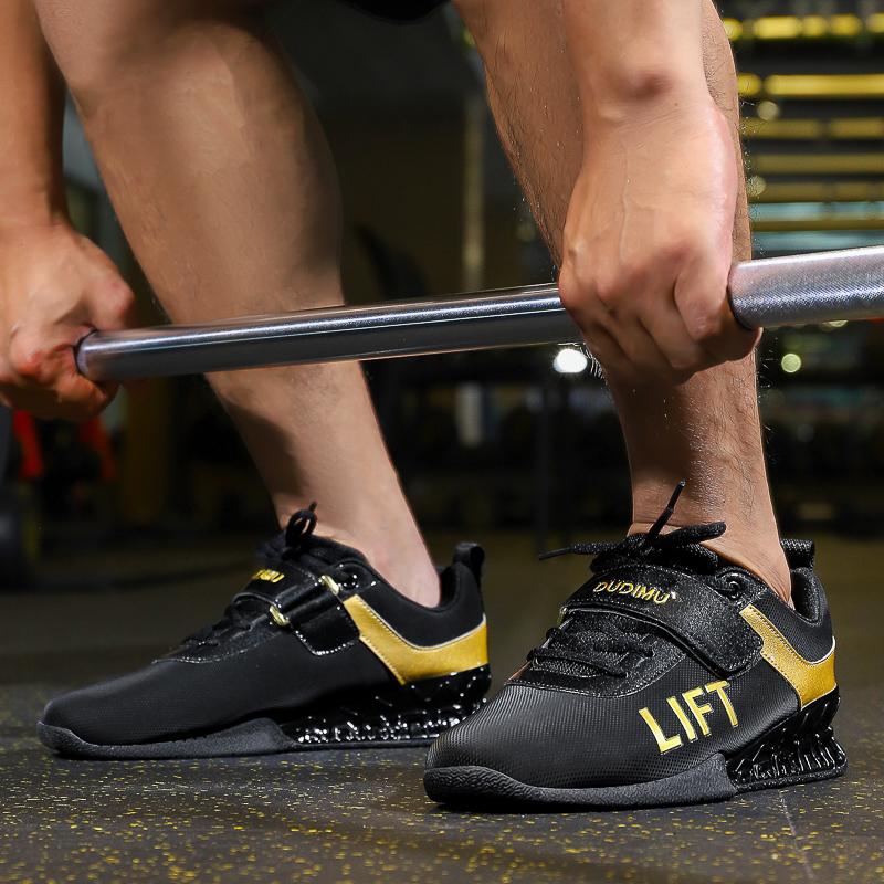 New Professional Men's Weightlifting Training Shoes, Large Size 46, High Quality Squat Hard Pull Shoes, Mens Weightlifting Shoes