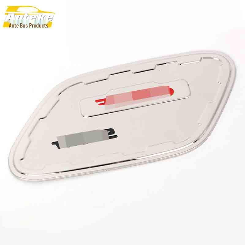 Dekoracyjna naklejka ze stali nierdzewnej na korek wlewu paliwa Golf 7 i folia ochronna akcesorium