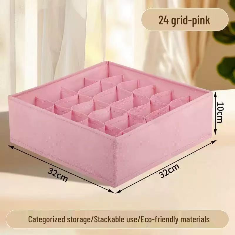 Multi-compartment Non-woven Underwear & Socks Storage Box Set