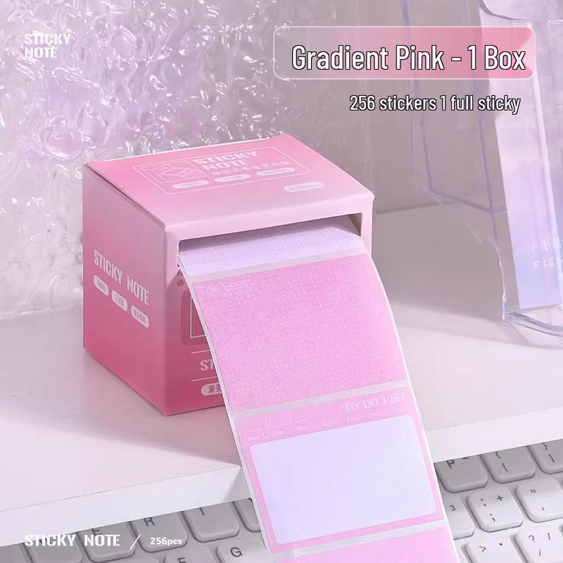 

True Color Cartoon Sticky Notes - Student Memo Box for All Ages