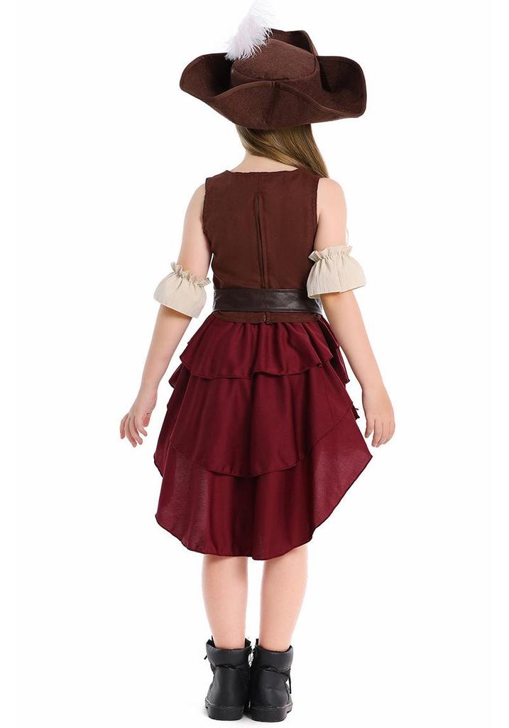 Pinse Clothing Girls' Somali Pirate Halloween Costume