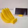 Cute Banana Gadget for Desk Phone Stand, Fun Desktop Holder, 3D Printed Decorative Cell Cradle Creative Ornament, Stress Relief Gift Home Office