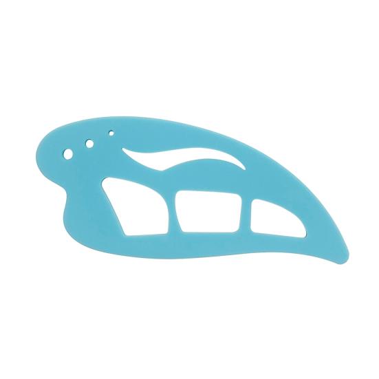 

Silicone Eyeliner Stencil Eyeshadow Guide Reusable Makeup Tool for Precise Winged Liner And Smokey Eye Makeup Guide Auxiliary Tool for Beginners синий