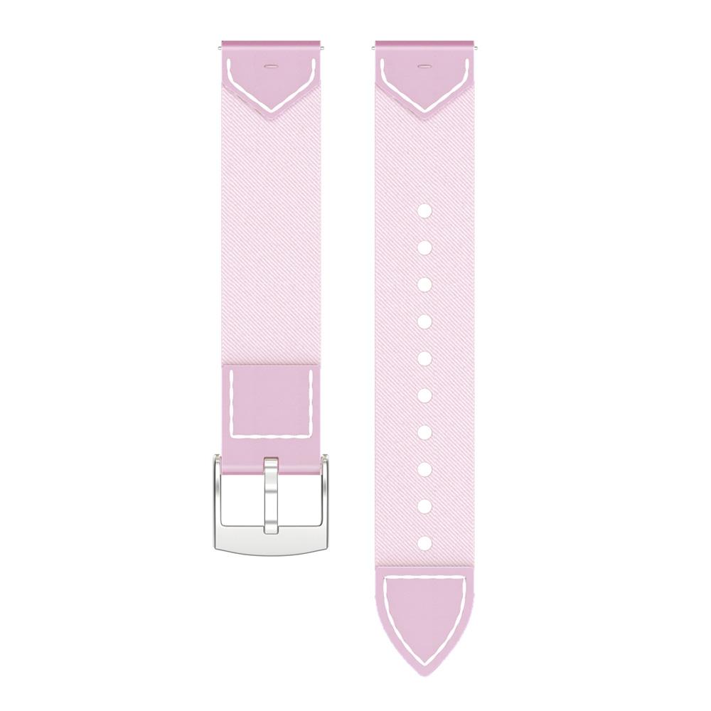 

18mm Women Strap Bracelet For Huawei Watch GT5 Pro 42mmGT5 4 41mm Wristband For Garmin Vivoactive 4S Venu 3S 2S Denim Watchbands 18mm Width розовый