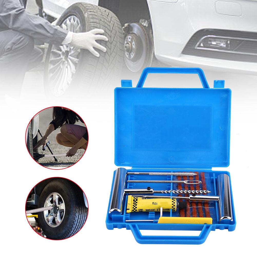 11 pcs Car Tire Tyre Puncture Quick Repair Tool Kit