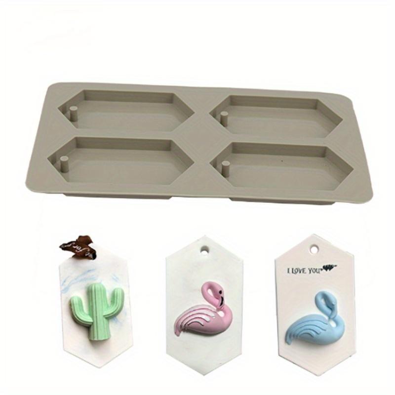 1PC DIY 4 Cavity Mini Flower Ball Aromatherapy Plaster Crystal Epoxy Silicone Mold Home Decor of Aromatherapy Mold. Chocolate
