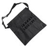 Makeup Brush Belt Professional Small Portable Foldable Cosmetic Pouch Tool Storage Bag PU Leather with Artist Strap