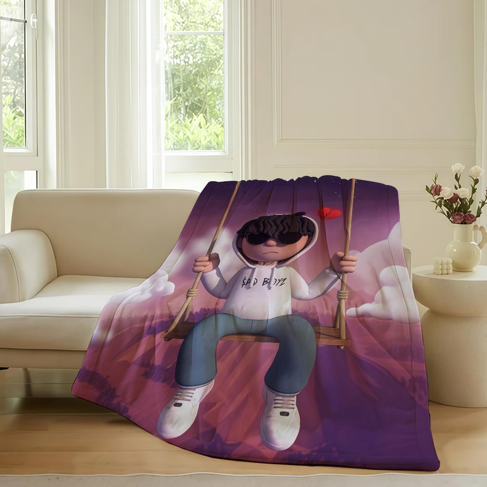 Mexican Singer Junior H Blanket For Sofa Office Bed Plane Travel Sleep Read Relax Camping Soft And Warm