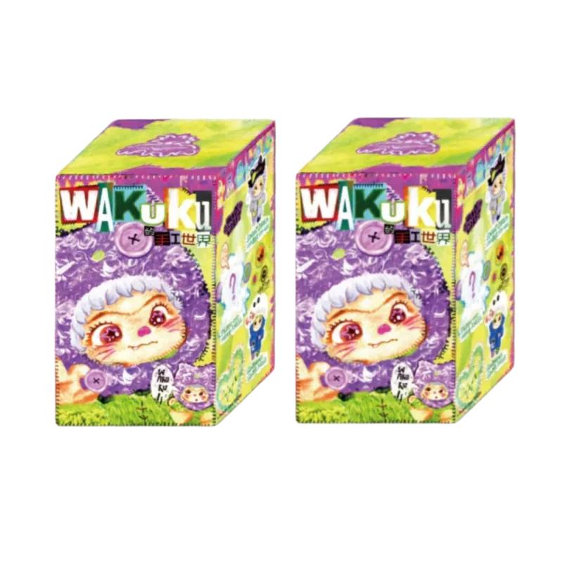 New Hot Wakuku 4Th The Handicraft World Of Wakuku Blind Boxs Cute Trendy Vinyl Plush Keychain Decoration Collectible Toys Gifts