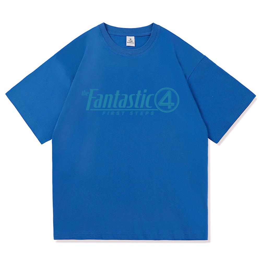 The Fantastic Four First Steps T Shirt 2025 Movie Women Clothing Harajuku Unisex High Quality Cotton Tops Gifts Graphic Tshirts