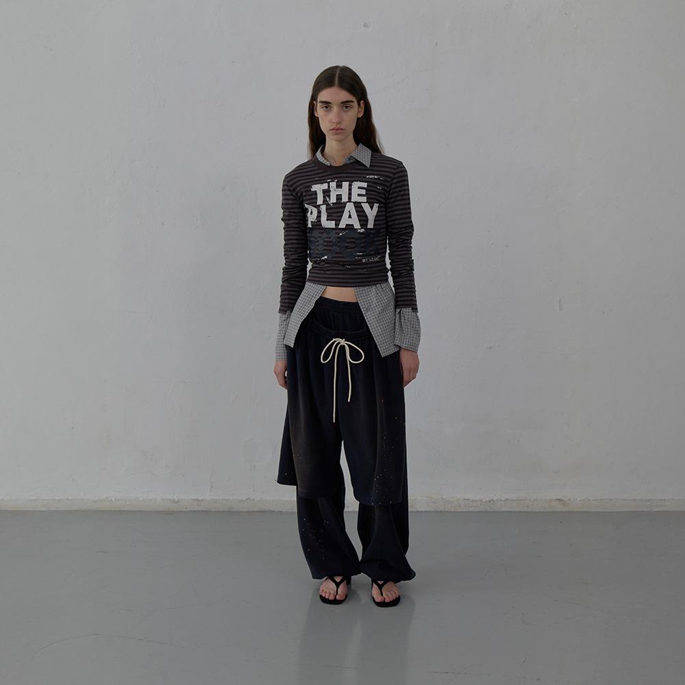 LCDC™ Layered Detail Jersey Pants (Navy)