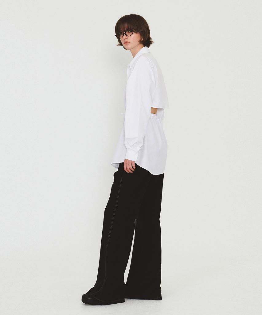 Daiaegeuneol Cotton Belted Shirts (White)