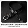 Studded Belt Punk Accessory Streetwear for Jeans