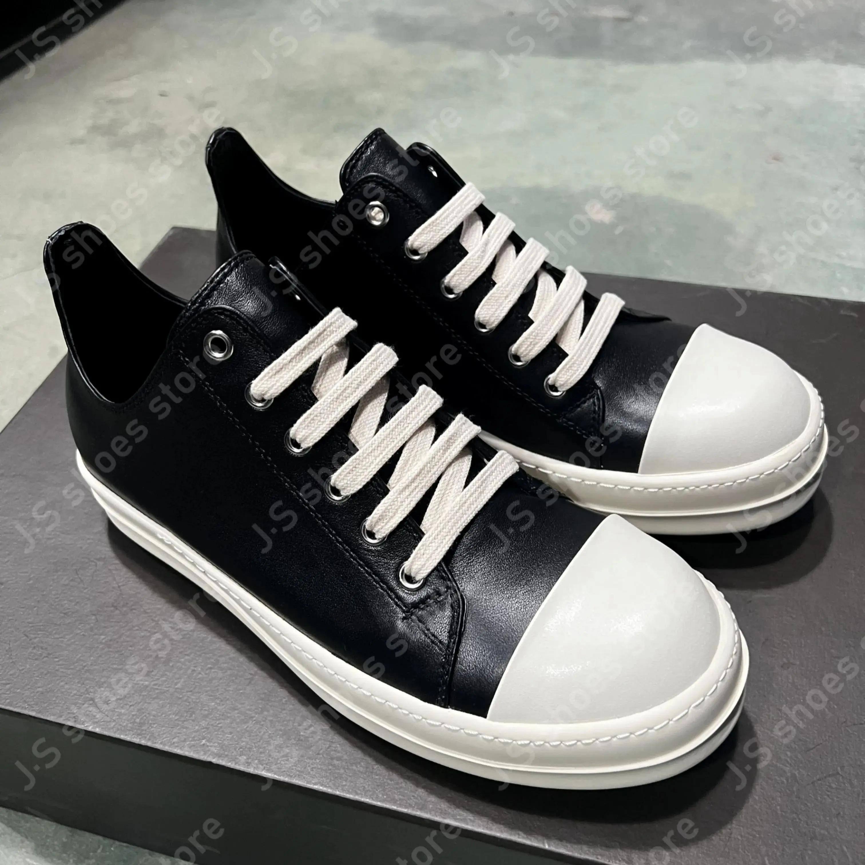 

Ro Geobasket Classic Men Shoe Black Leather Low Top Shoes Black Cowhide Women Casual Sneaker Luxury Lace Up Flat Sneakers 48 чёрный