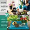 Garden Planting Mat 75×75cm Flower Pot Plant Repotting Mat Reusable Foldable Gardening Transplanting Mat Succulent Plant Pad