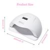 110W SUN X5 Plus Nail Dryer LCD LED Dryer Nail Lamp UV Curing Gel Polish Auto Sensing Lamp For Nails