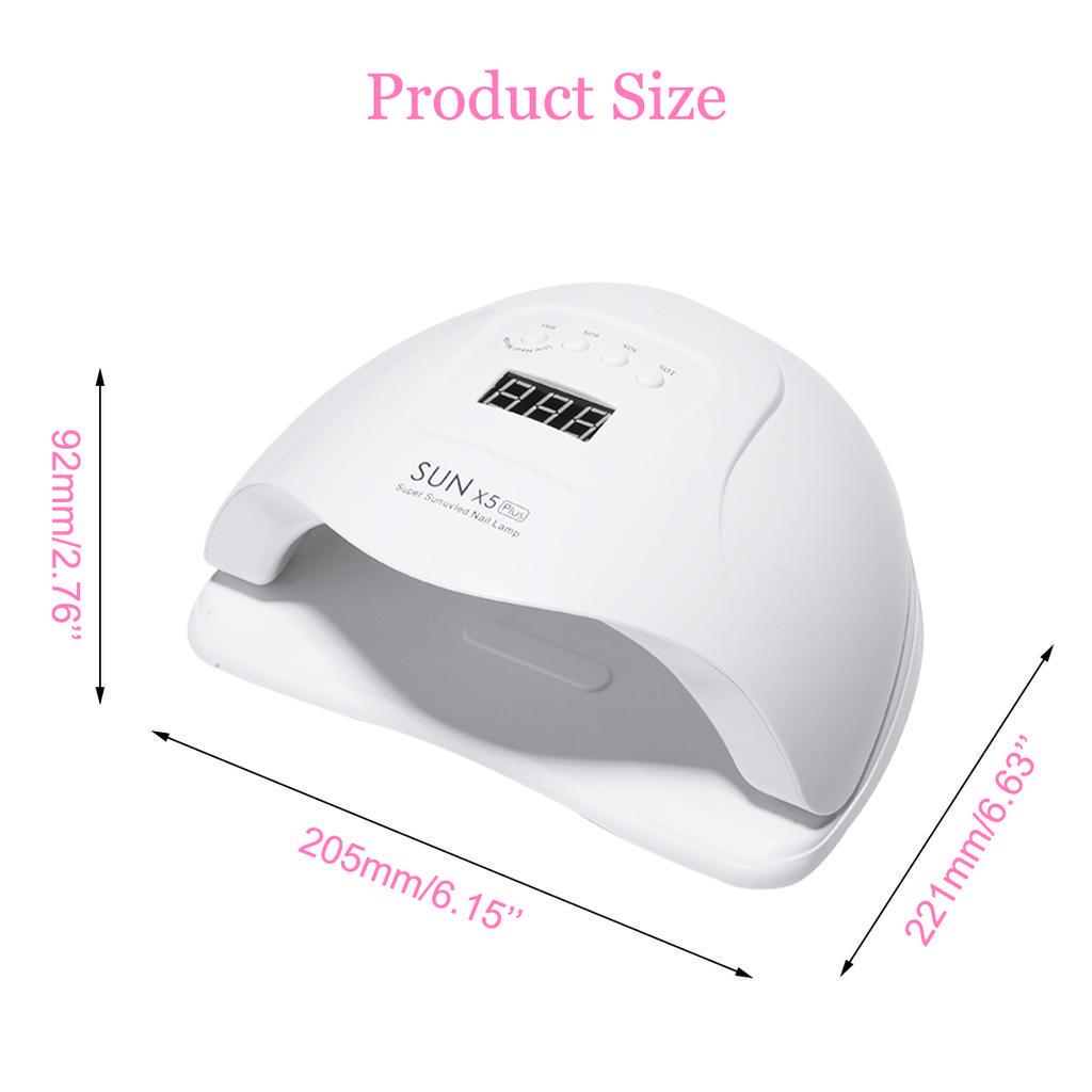 110W SUN X5 Plus Nail Dryer LCD LED Dryer Nail Lamp UV Curing Gel Polish Auto Sensing Lamp For Nails