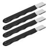 4Pcs Garden Tool Sharpener Mini Portable Cutter for Gardening Pruner Hedge Shears Scissors Black
