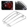 Motorcycle Luggage Rack, Motorcycle Fuel Tank Bracket Suction Cup Luggage Rack, Retro Universal Luggage Shelf, Support Shelf, Luggage Rack (Silver)