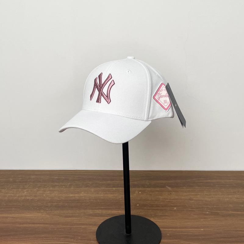 Verstellbare NY Yankees & LA Duckbill Baseballkappe mit festem Oberteil und großem Logo für Männer & Frauen