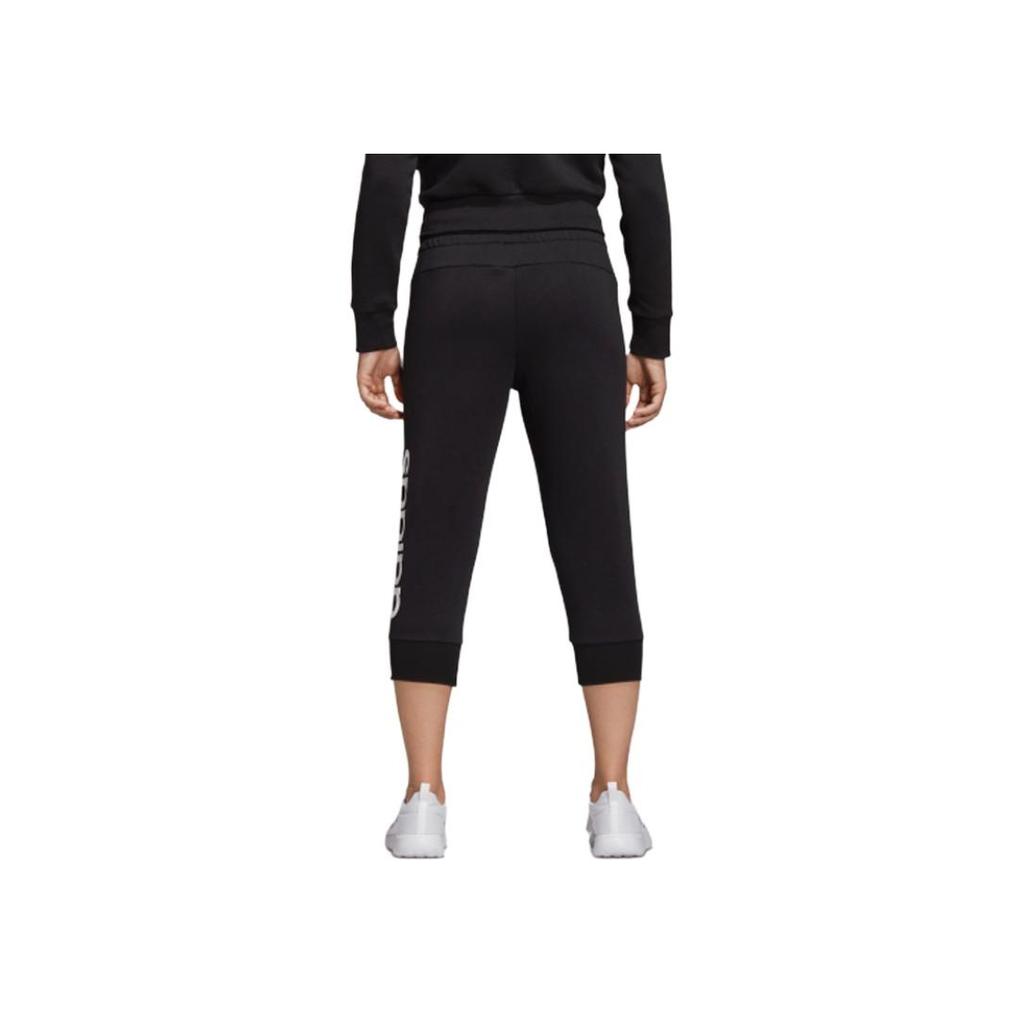 Adidas Essentials Linear Three-Quarter Pants Women Bottoms Black DP2397