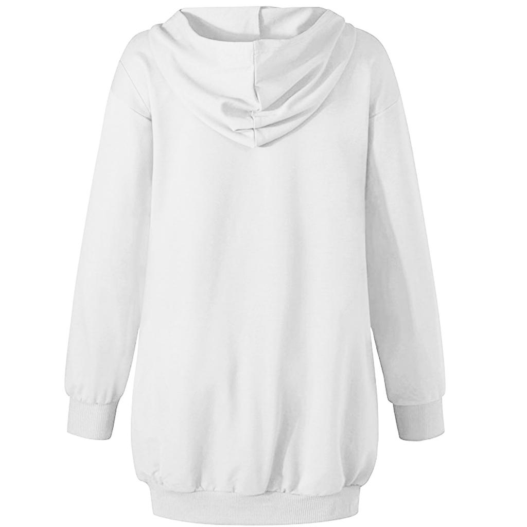 Women's Sweatshirt Printed Dress Hoodie Bag Pocket Long Sleeve Dress Hoodie Color Hoodie