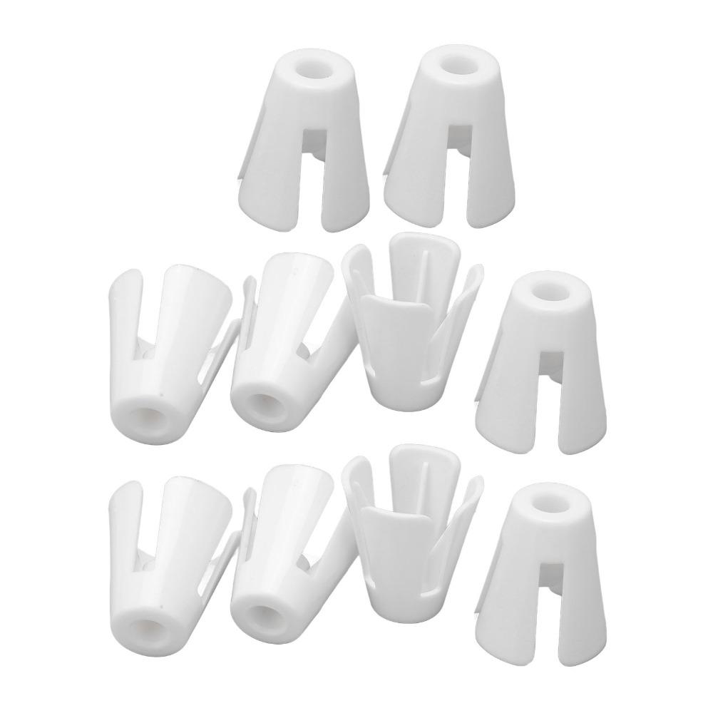 10pcs Sewing Accessory Plastic Coil Claw Lightweight Sturdy Durable Thread Cone Holder White Thread Holder Industrial Sewing