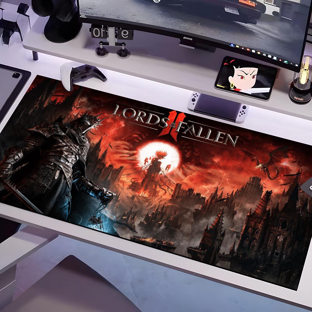 The L-Lords Of The F-Fallen Mouse Pad Multiple Sizes Large Square Computer Office Game Table Mats Rubber Anti-slip Mousepads
