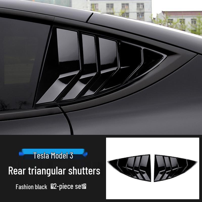 Hintere Seitenfensterlamellen für Tesla Model 3/Y (2017–2025)