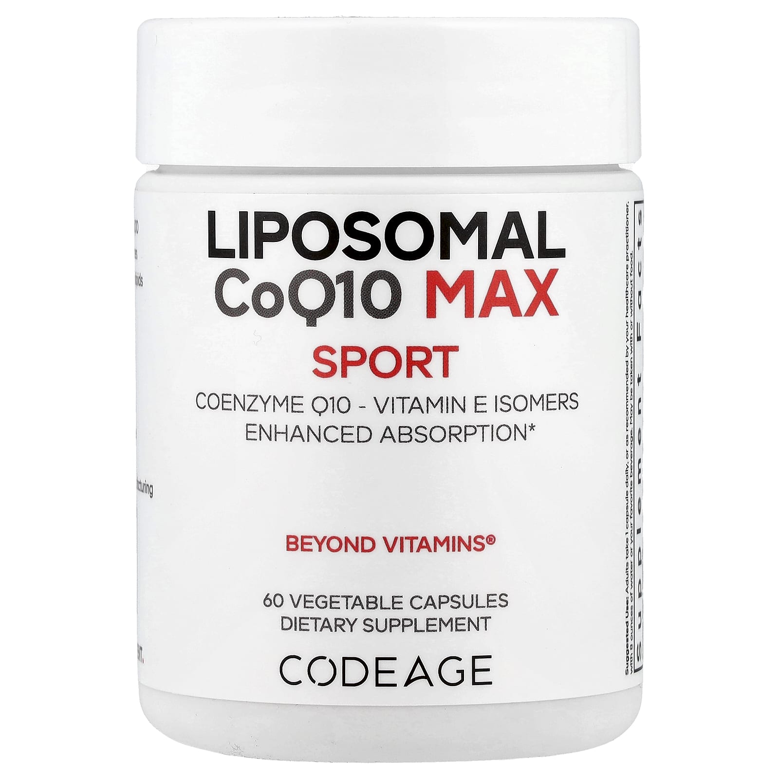 

Liposomal Coq10 Max, Centurion, 60 Capsules