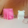 Animal Piggy Silicone Molds for Epoxy Resin Candle Soap Gypsum Decoration Fondant Silicone Molds for Chocolate Candy