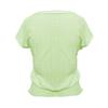 Women's Fashion V-neck Solid Color Hollow Short Sleeve Top T-shirt Summer