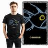Coolmind U0168 100% Cotton Fish Print Exclusive Graphic Unisex T Shirt Big Size  Cool Men Tshirt O-neck T-shirt Men Tee Shirts